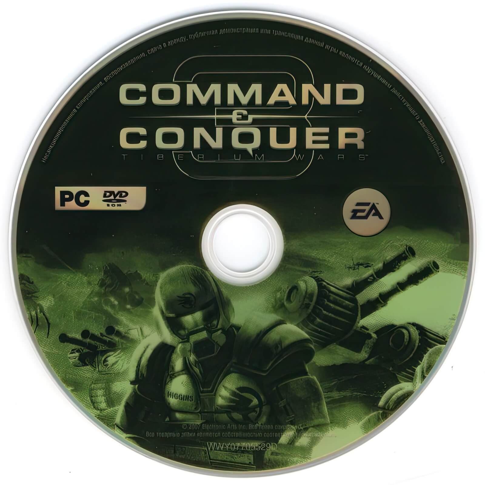 Лицензионный диск Command & Conquer 3 Tiberium Wars для Windows